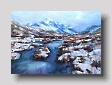 frozen land,glencoe    oil on canvas     102 x 72cm